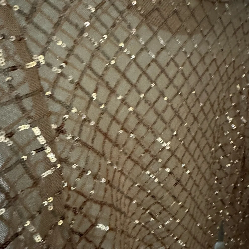 Pilcro by Anthrpologie Shimmering Sequin Blouse - Brown Medium - Picture 6 of 6